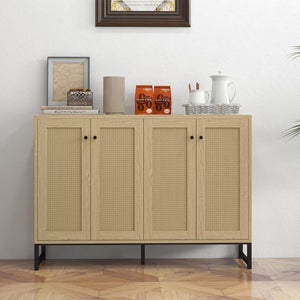 Natural rattan sideboard product detail