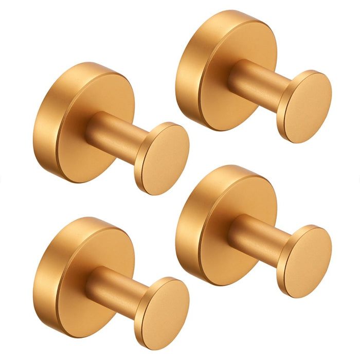 Ganchos de pared dorados estilo latón