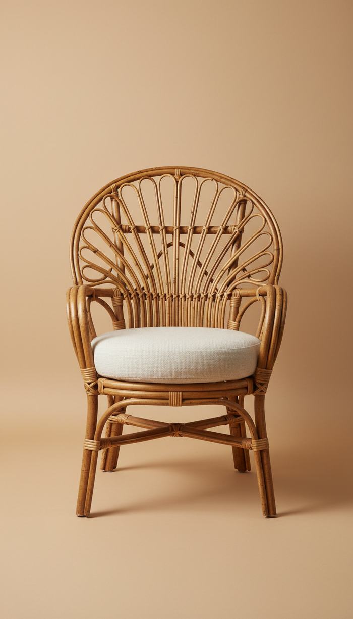 Rattan Woven Accent Chair