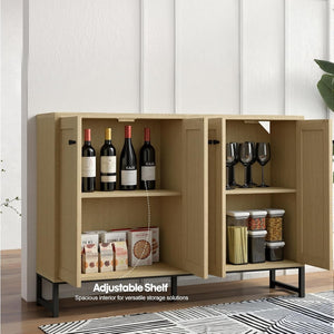 Natural rattan sideboard dimensions