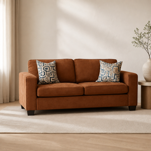 Aviemore burnt-orange queen sleeper sofa
