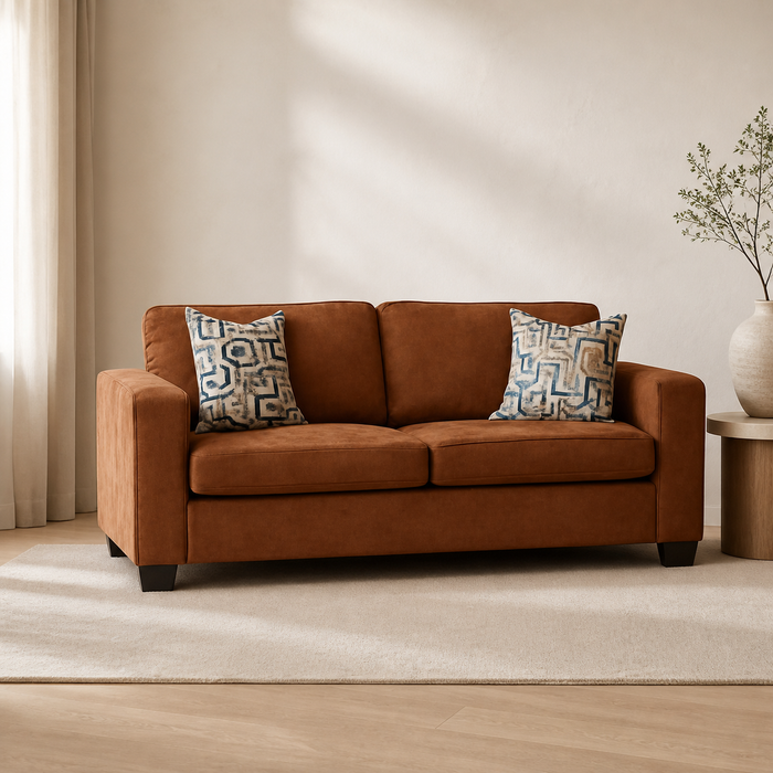 Aviemore burnt-orange queen sleeper sofa