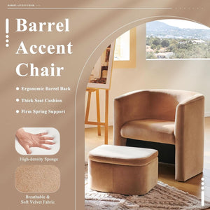 Celia velvet chair features